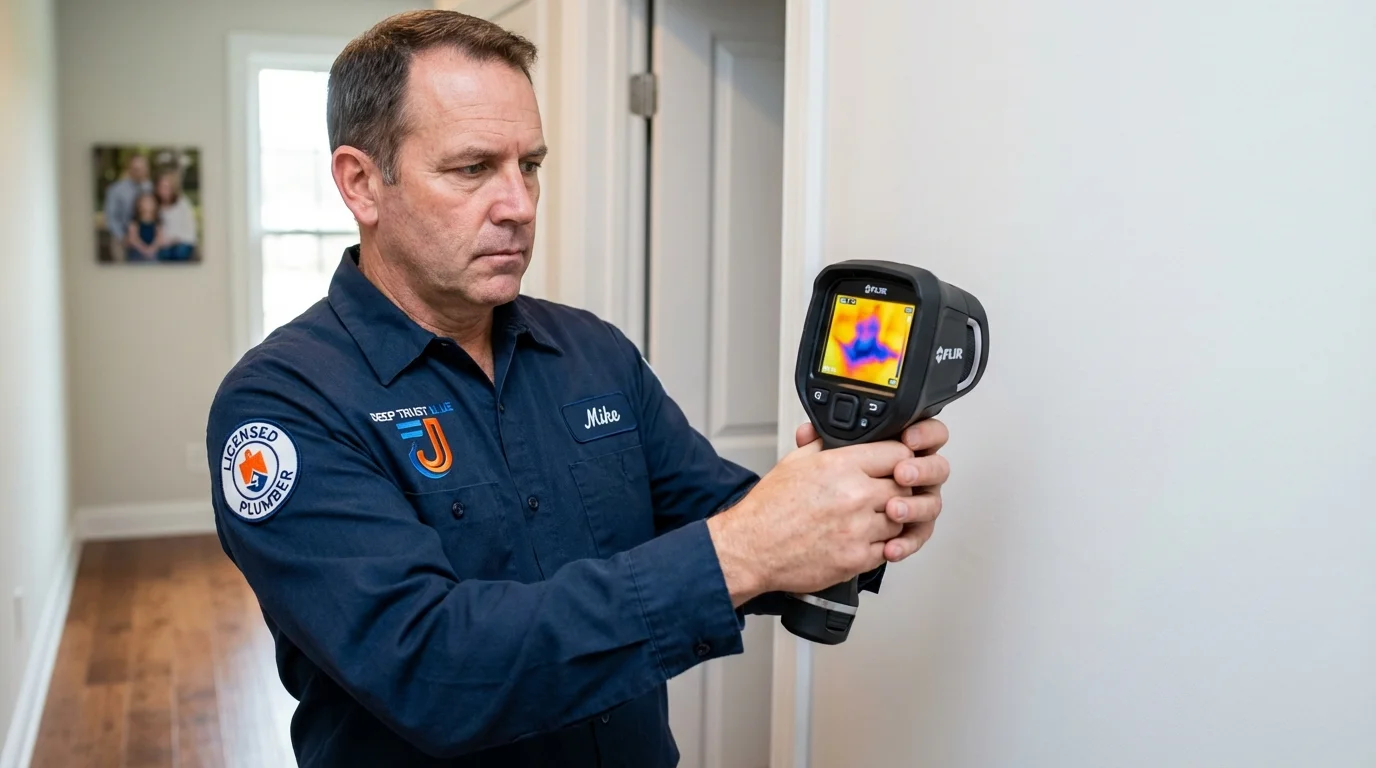 Thermal imaging leak detection by Johns Plumbing LLC in Melrose Park